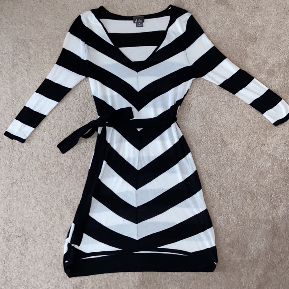 New without tags DOTS striped dress